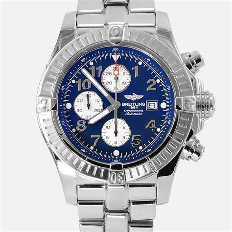 breitling super avenger a1337011 2008|Breitling Super Avenger Blue Dial Chronograph 48MM .